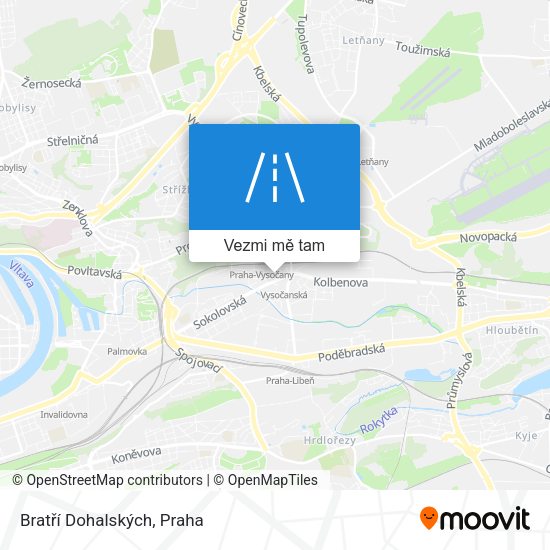 Bratří Dohalských mapa