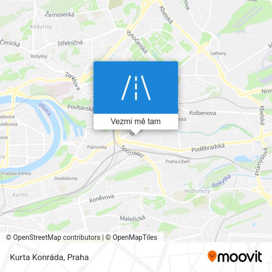 Kurta Konráda mapa