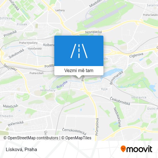 Lísková mapa