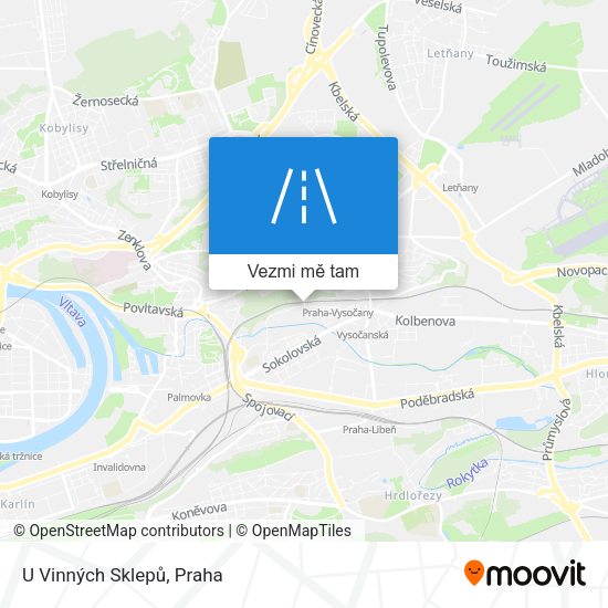 U Vinných Sklepů mapa