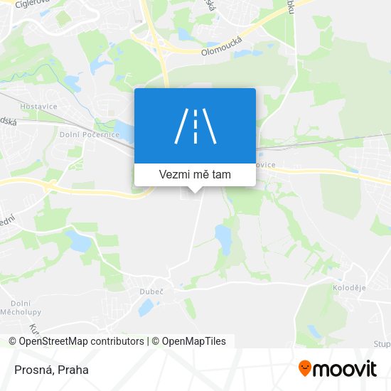 Prosná mapa