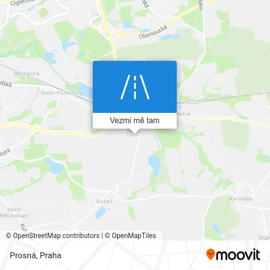 Prosná mapa