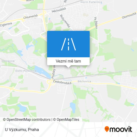 U Výzkumu mapa