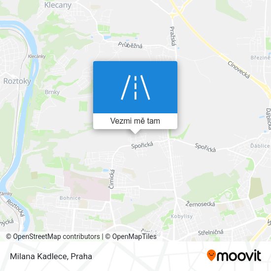 Milana Kadlece mapa