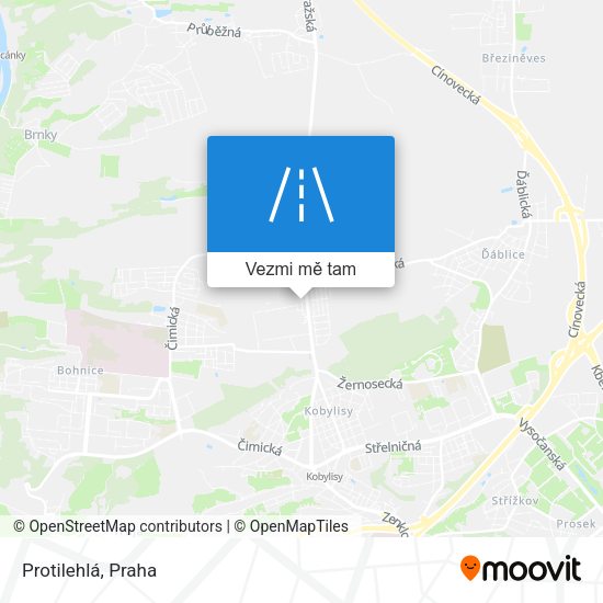 Protilehlá mapa