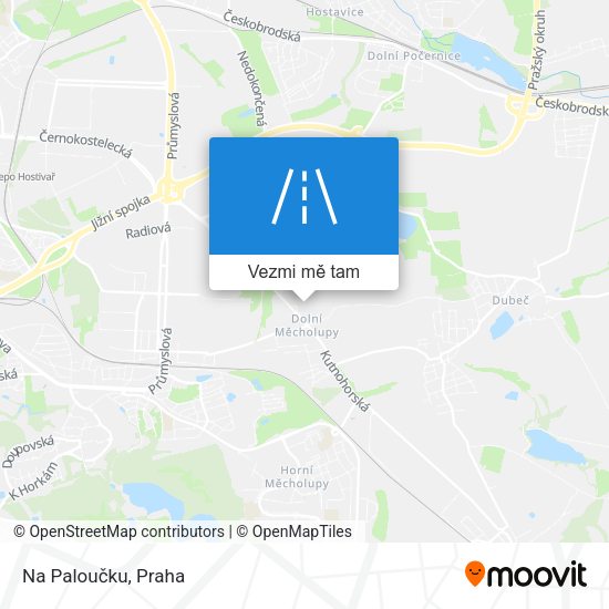 Na Paloučku mapa
