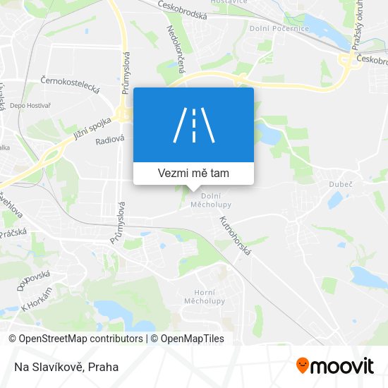 Na Slavíkově mapa