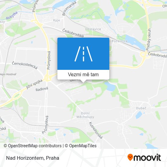 Nad Horizontem mapa
