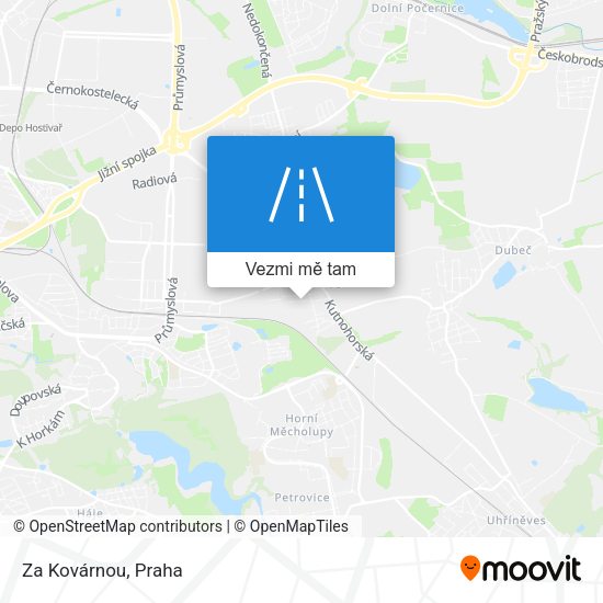 Za Kovárnou mapa