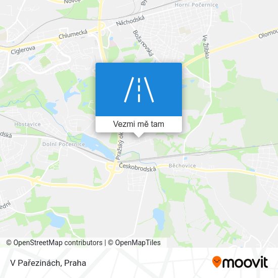 V Pařezinách mapa