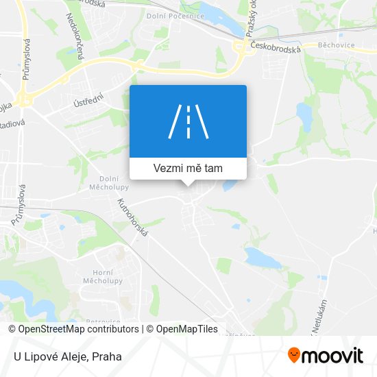 U Lipové Aleje mapa