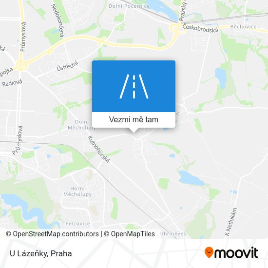 U Lázeňky mapa