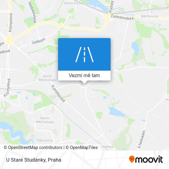 U Staré Studánky mapa
