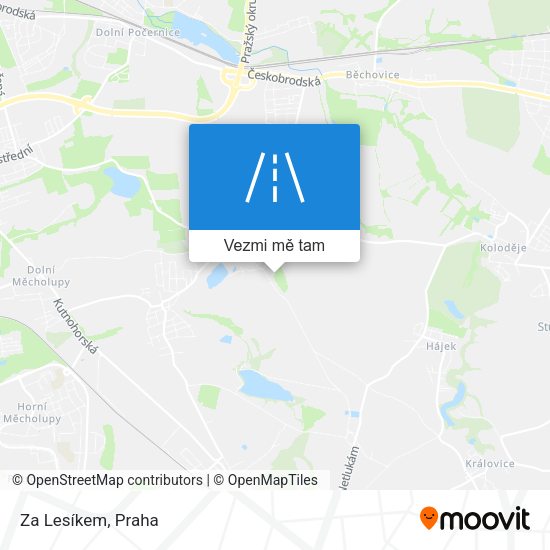 Za Lesíkem mapa