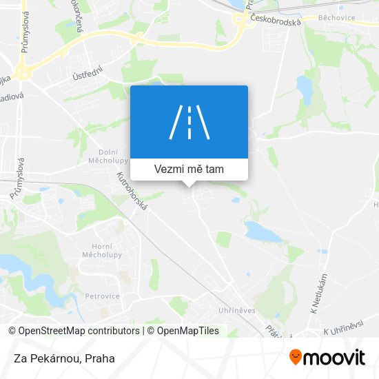 Za Pekárnou mapa