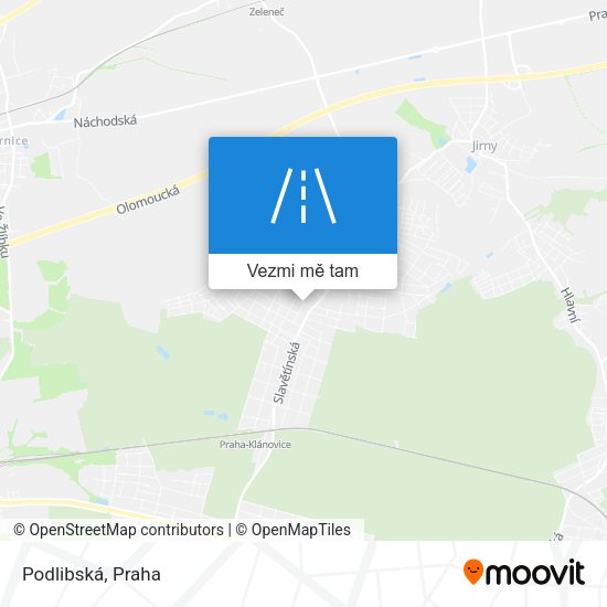 Podlibská mapa
