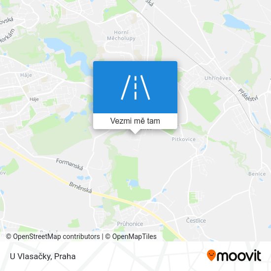 U Vlasačky mapa
