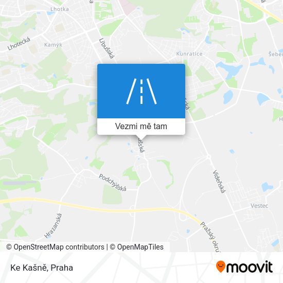 Ke Kašně mapa