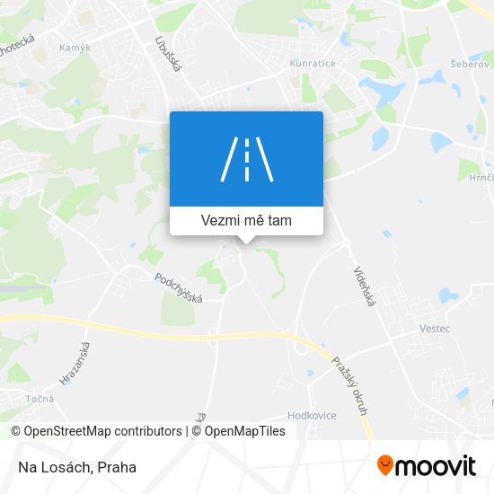 Na Losách mapa
