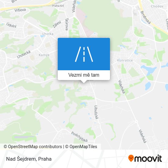 Nad Šejdrem mapa
