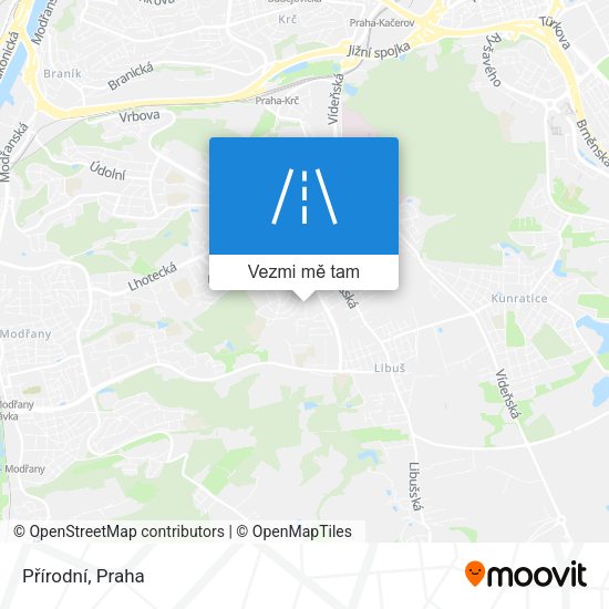 Přírodní mapa