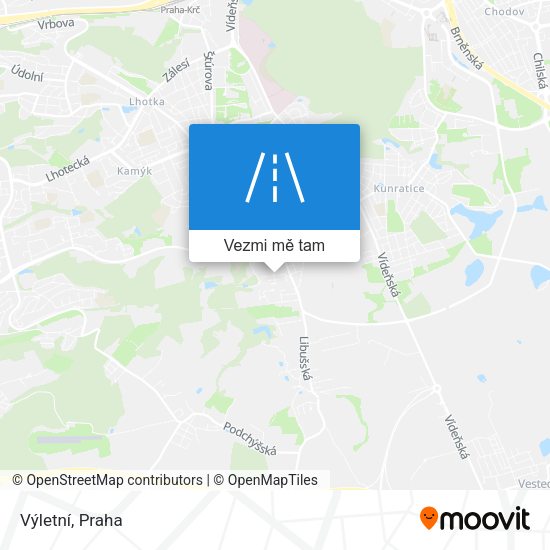 Výletní mapa