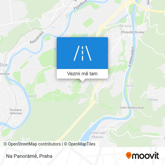 Na Panorámě mapa