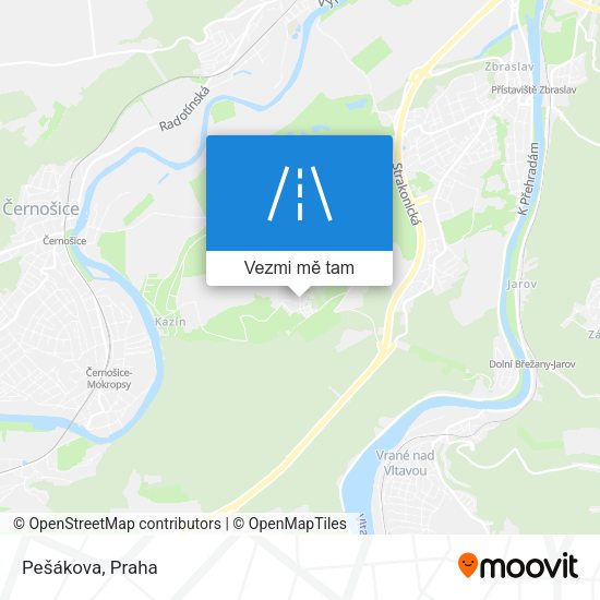 Pešákova mapa
