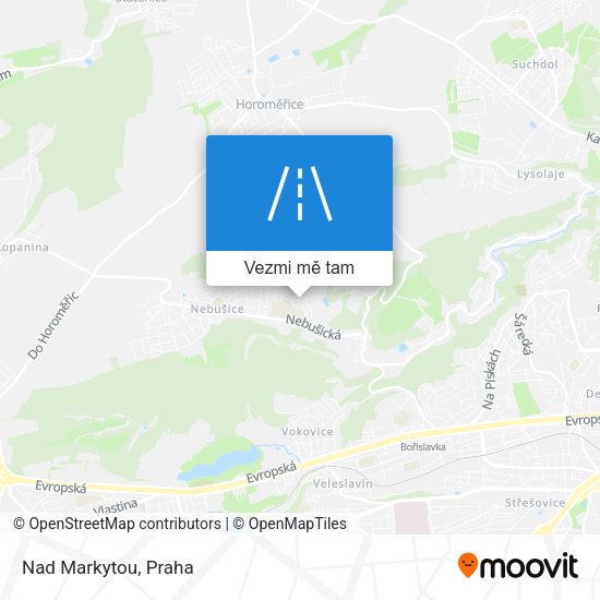 Nad Markytou mapa