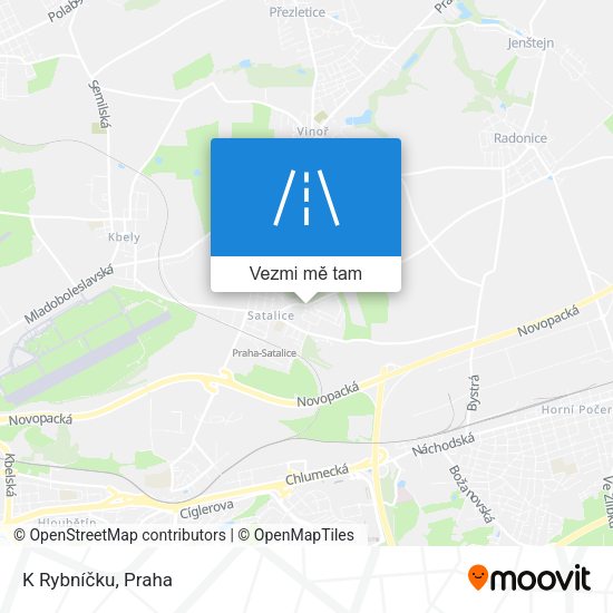 K Rybníčku mapa