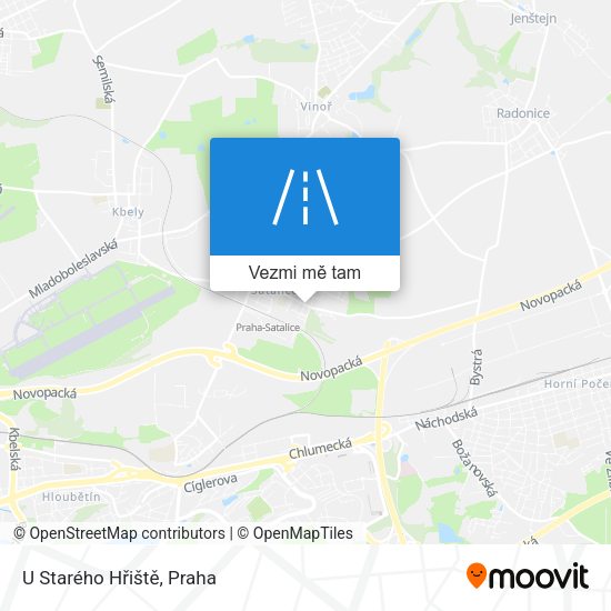 U Starého Hřiště mapa
