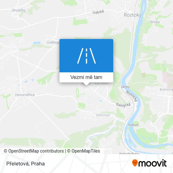 Přeletová mapa