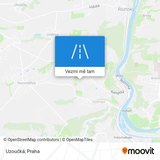 Uzoučká mapa