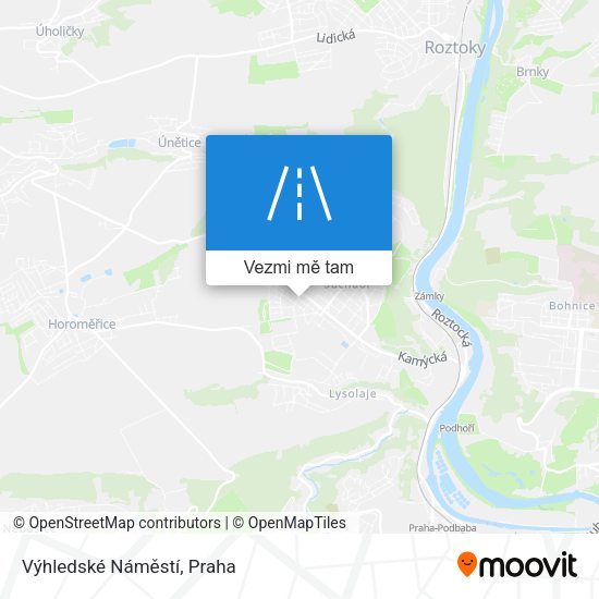 Výhledské Náměstí mapa