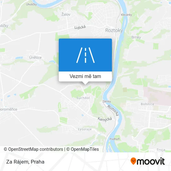 Za Rájem mapa