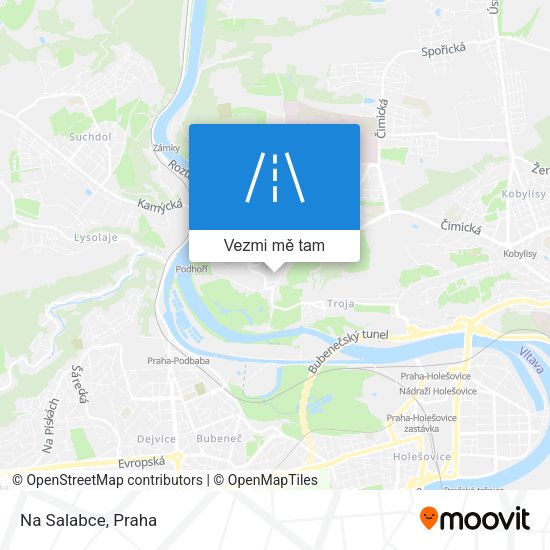 Na Salabce mapa