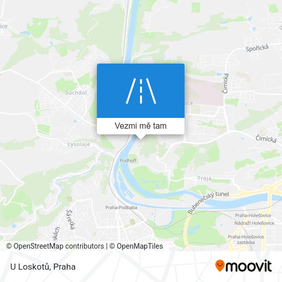 U Loskotů mapa