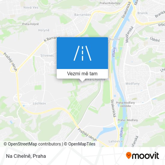 Na Cihelně mapa