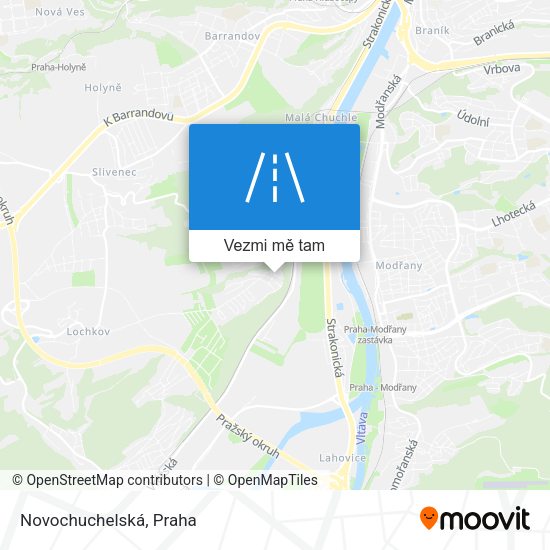 Novochuchelská mapa