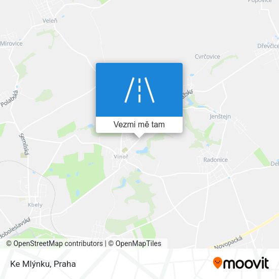 Ke Mlýnku mapa