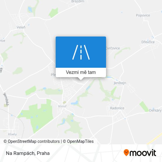 Na Rampách mapa