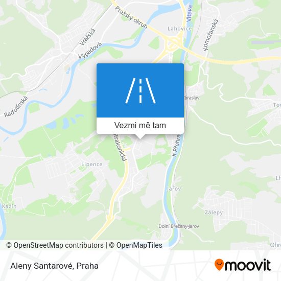 Aleny Santarové mapa