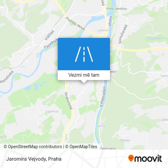 Jaromíra Vejvody mapa