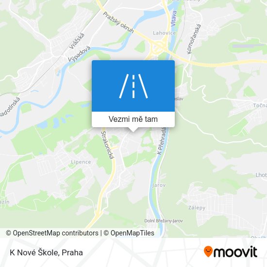 K Nové Škole mapa