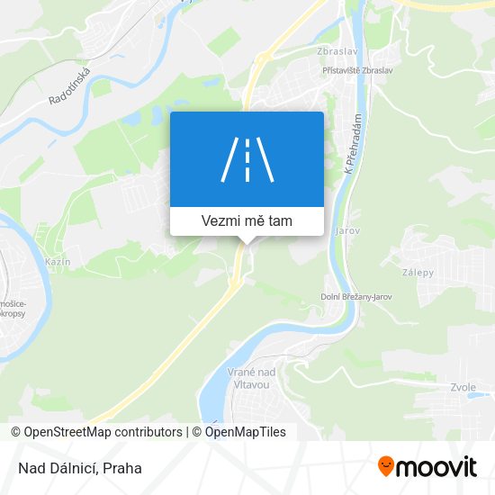 Nad Dálnicí mapa