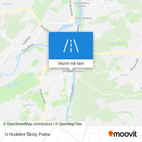U Hudební Školy mapa