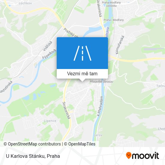 U Karlova Stánku mapa