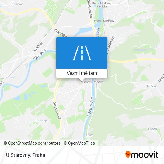 U Stárovny mapa