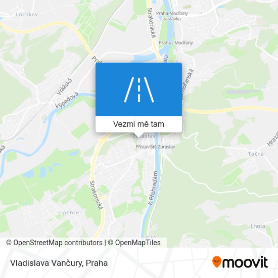 Vladislava Vančury mapa