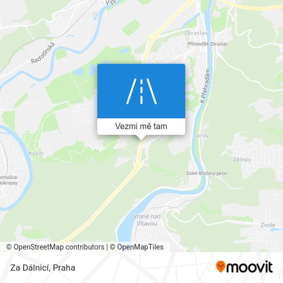 Za Dálnicí mapa